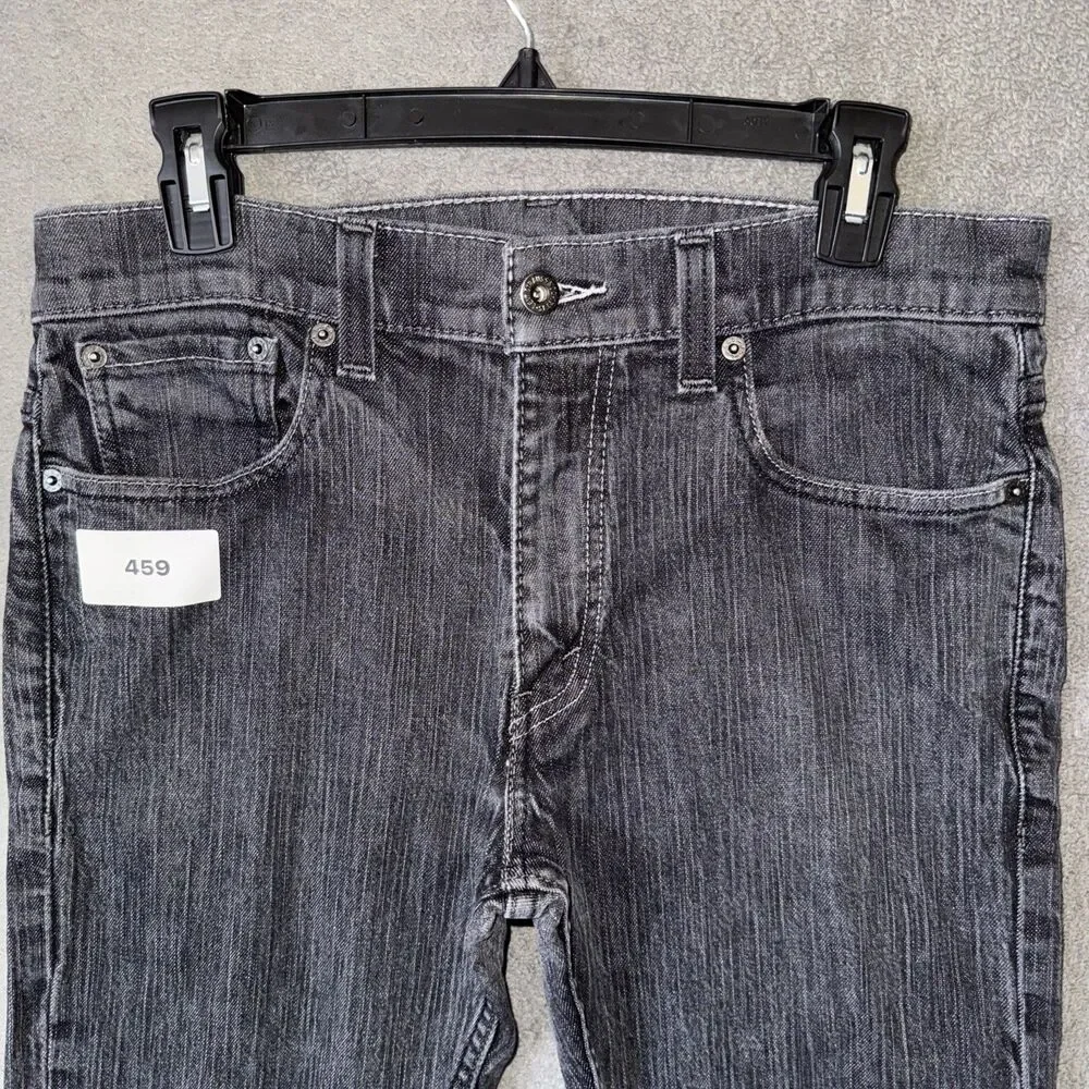 Levi's 511 Slim Jeans Mens 32x34 Fits 32 Waist Grey Stretch Cotton Denim Pants - Picture 2 of 13